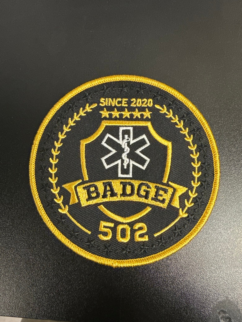 Official Badge502 Velcro Back Patch