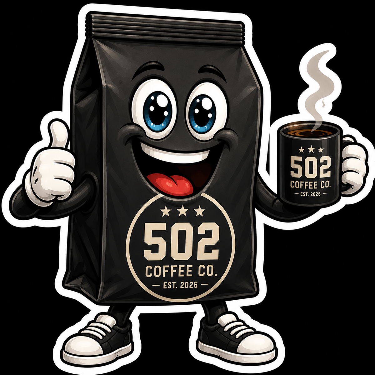 502 Coffee Co. Sticker Pack
