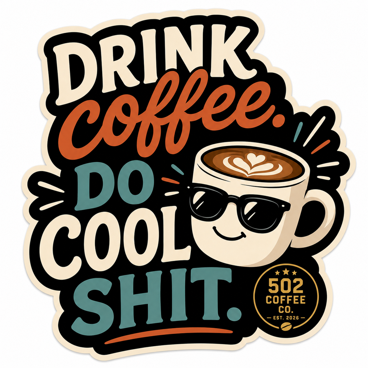 502 Coffee Co. Sticker Pack