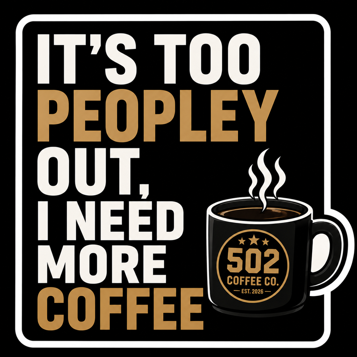 502 Coffee Co. Sticker Pack