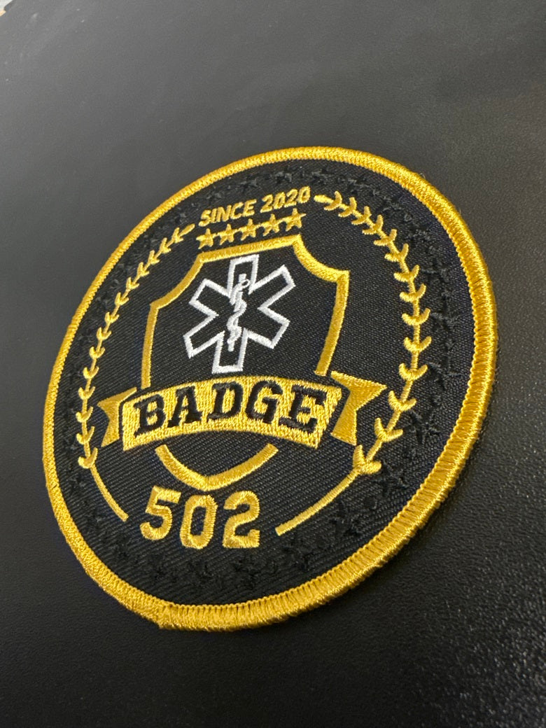 Official Badge502 Velcro Back Patch
